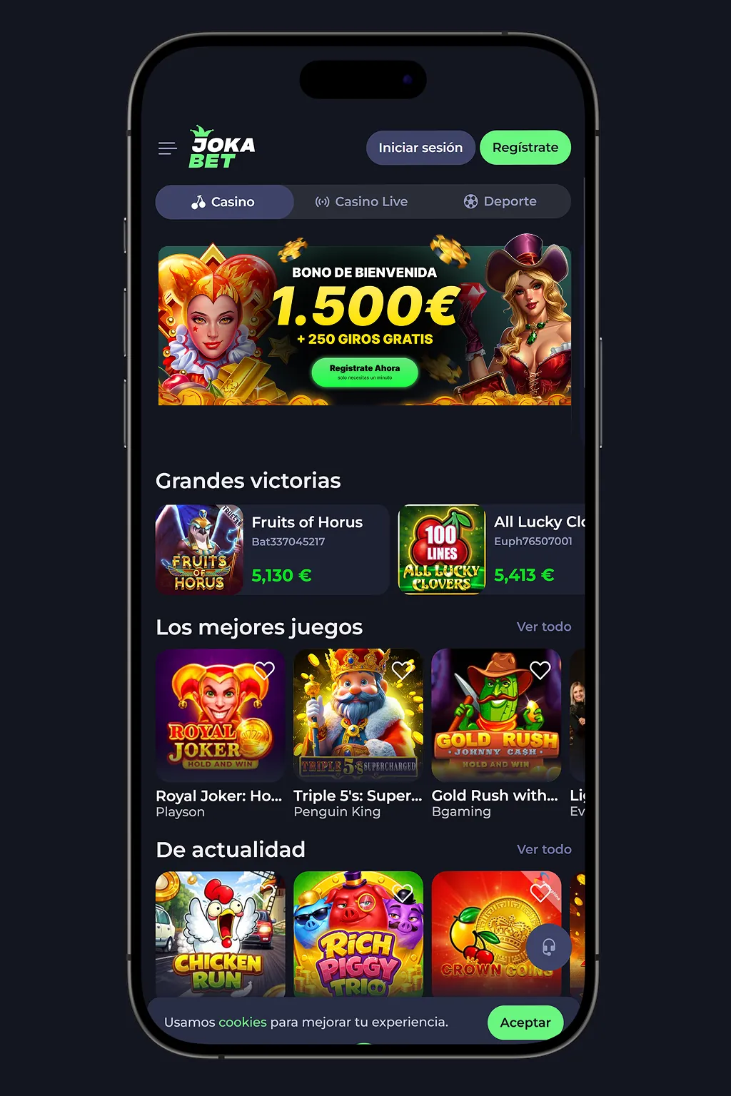 Jokabet app